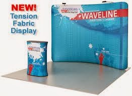 Waveline Display Provides Sharp And Lively Digital Colors Effects To Attract Passersby